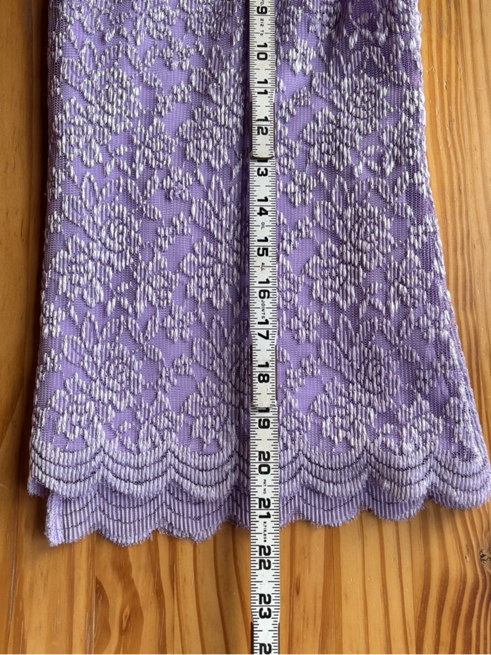 Vintage Blair Lavender Lilac Purple Coquette Lace Tank Top Lined 14PT Fairycore - Picture 8 of 10